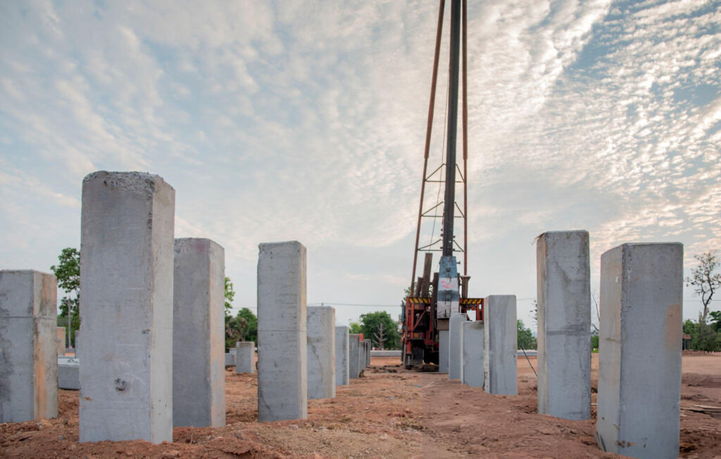 Pressed Concrete Pilings in Midlothian, TX